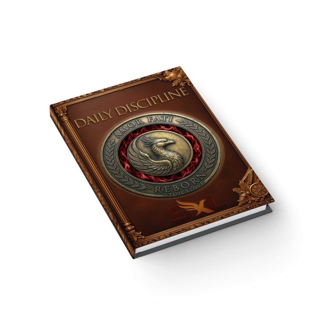 Stoic Hardcover Journal — Self-Reflection Notebook