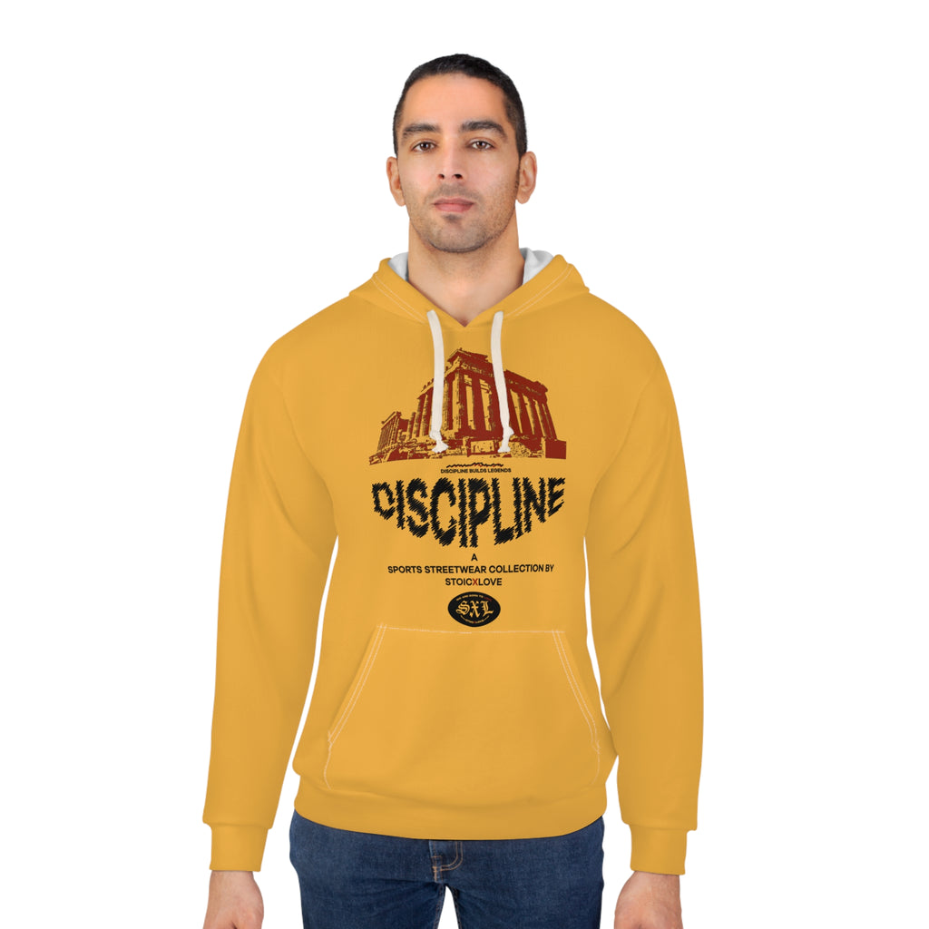 Vibrant Discipline Unisex Pullover Hoodie, Cozy Streetwear, Motivational Gift, Casual Wear, Gym Fashion, Unisex Hoodie