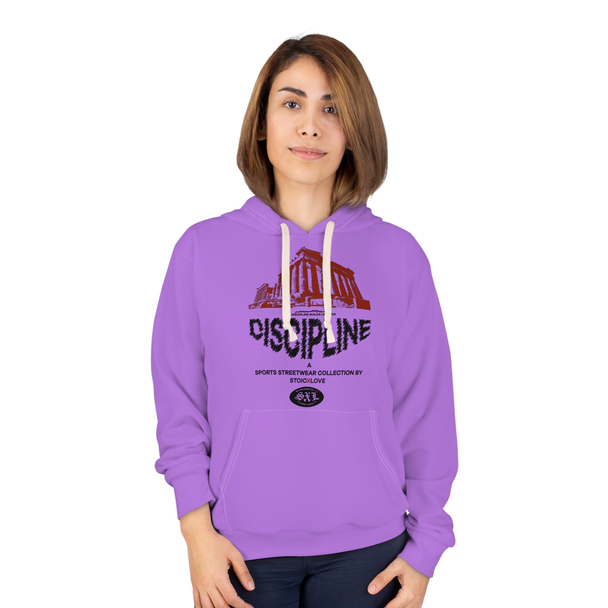 Vibrant Discipline Unisex Pullover Hoodie, Cozy Streetwear, Motivational Gift, Casual Wear, Gym Fashion, Unisex Hoodie