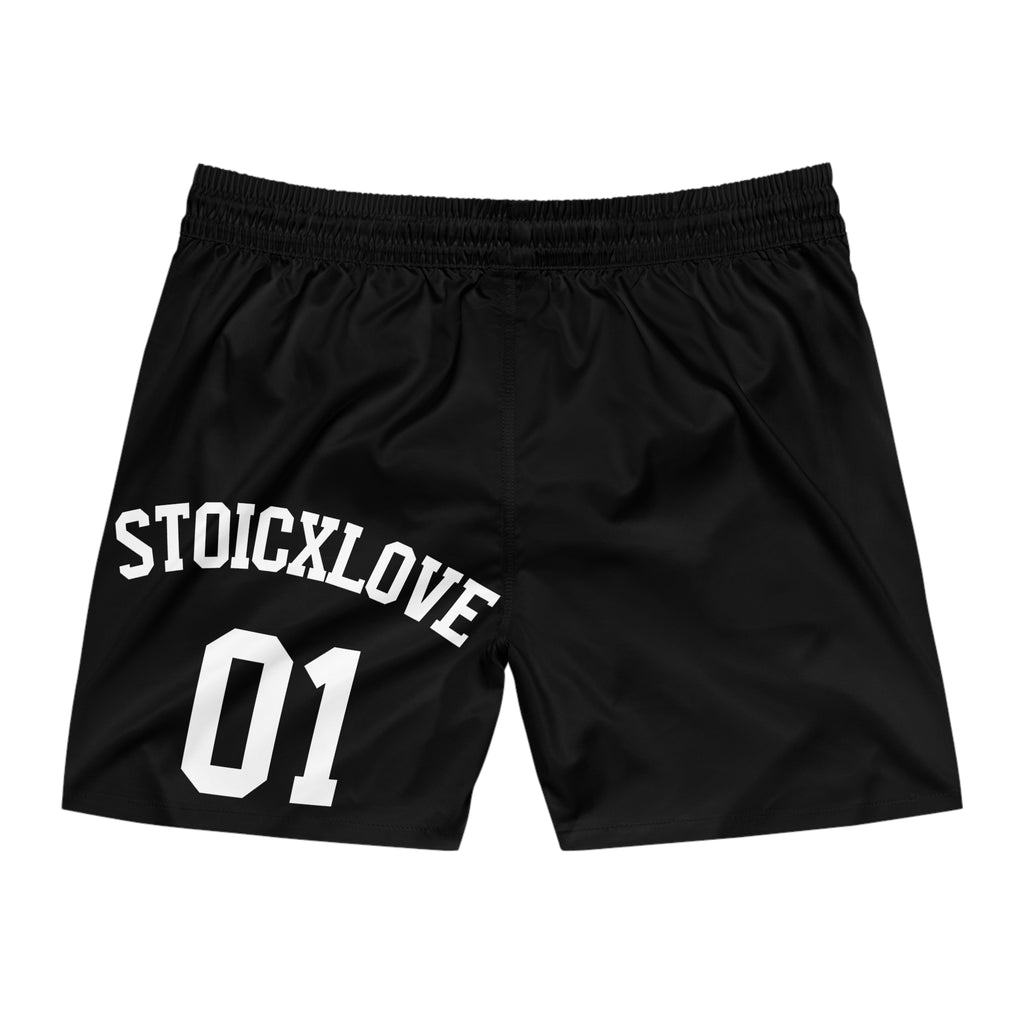 Black Swim Shorts — Stoic Black