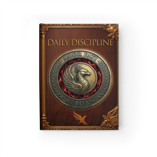 Stoic Hardcover Journal — Self-Reflection Notebook