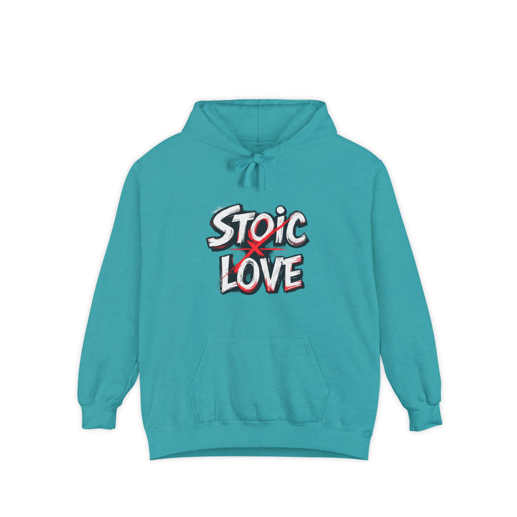 Stoic Love Hoodie, Cozy Female Sweatshirt for Meaningful Moments, Perfect Gift for Friends and Family, Casual Wear, Year-Round Essential