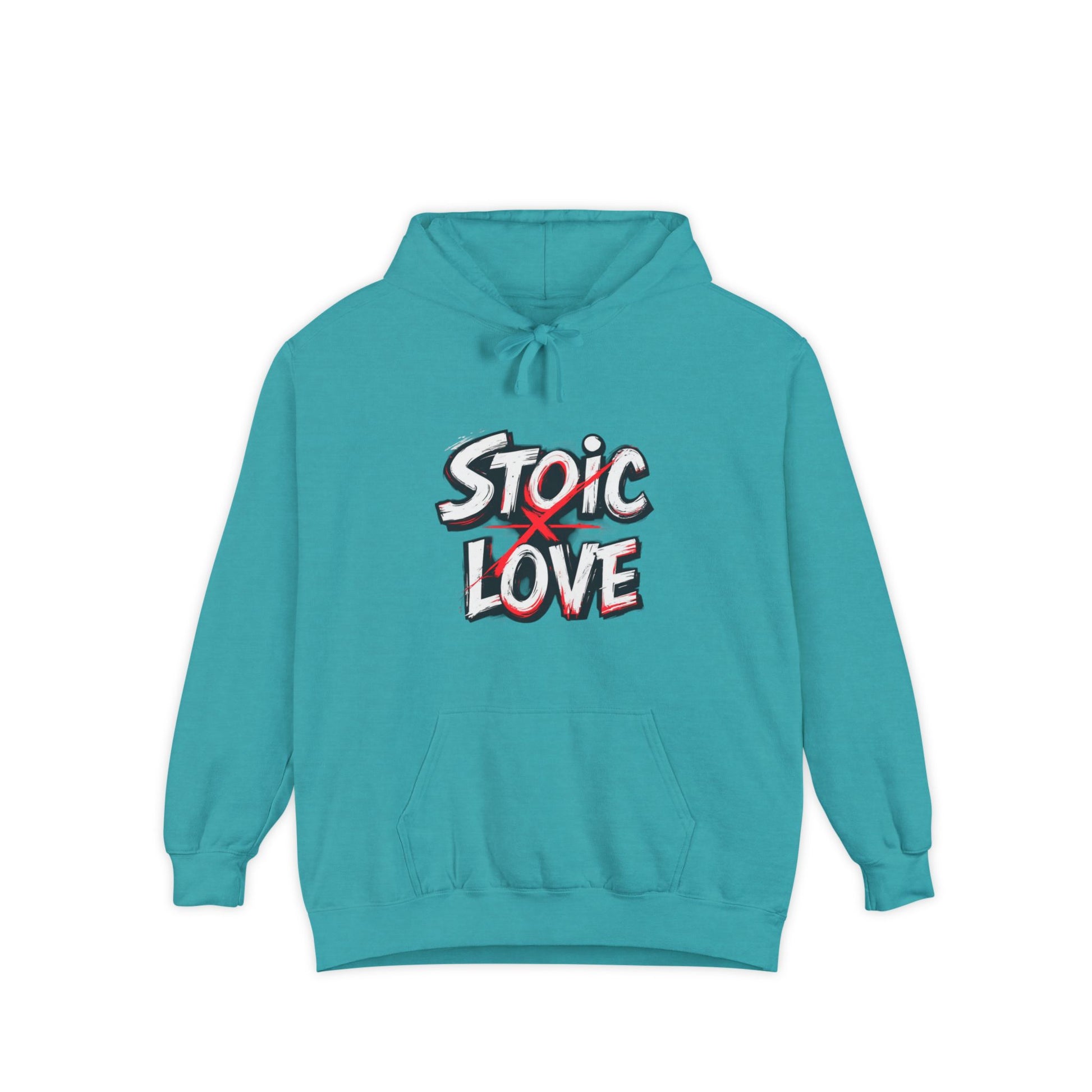 Stoic Love Hoodie, Cozy Female Sweatshirt for Meaningful Moments, Perfect Gift for Friends and Family, Casual Wear, Year-Round Essential
