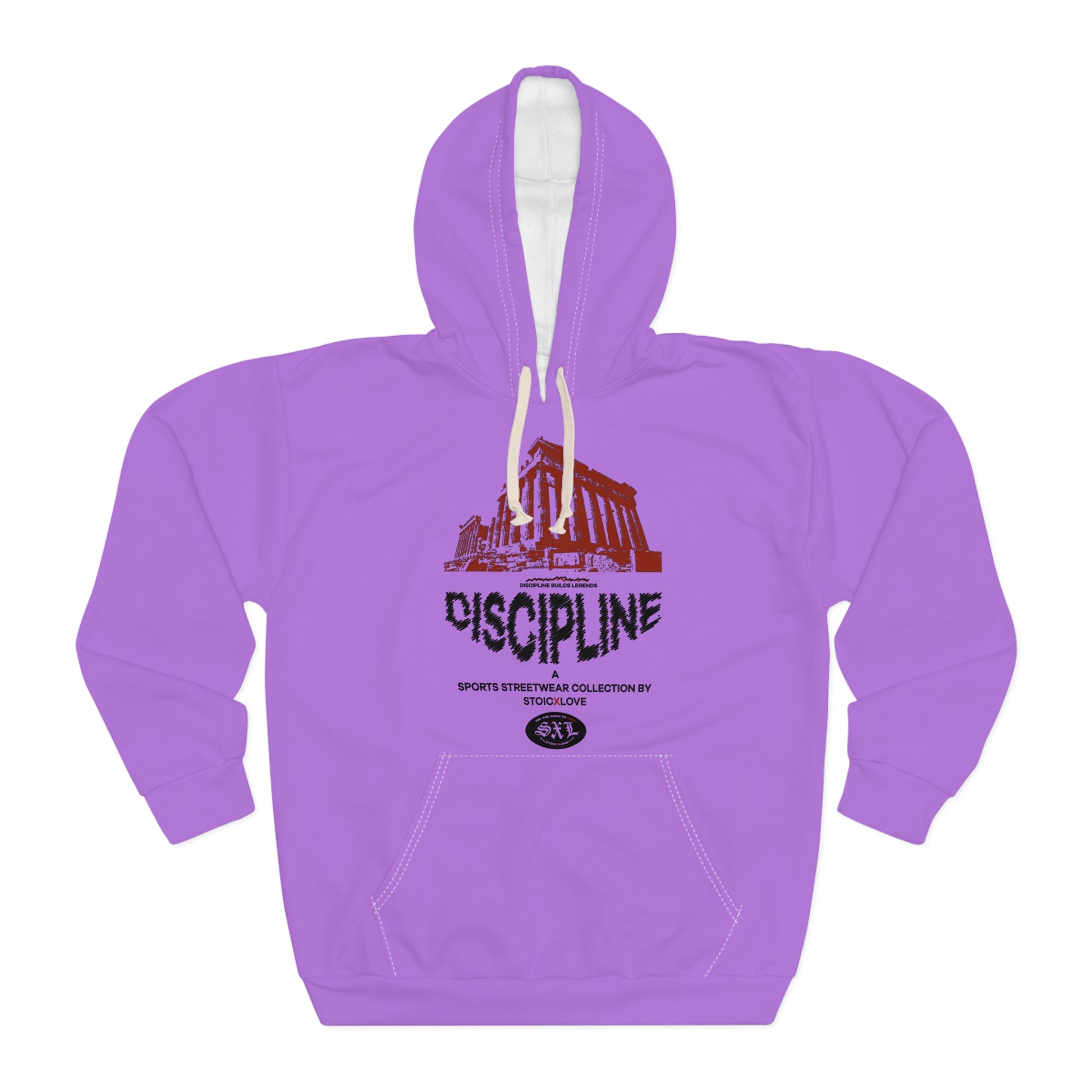 Vibrant Discipline Unisex Pullover Hoodie, Cozy Streetwear, Motivational Gift, Casual Wear, Gym Fashion, Unisex Hoodie
