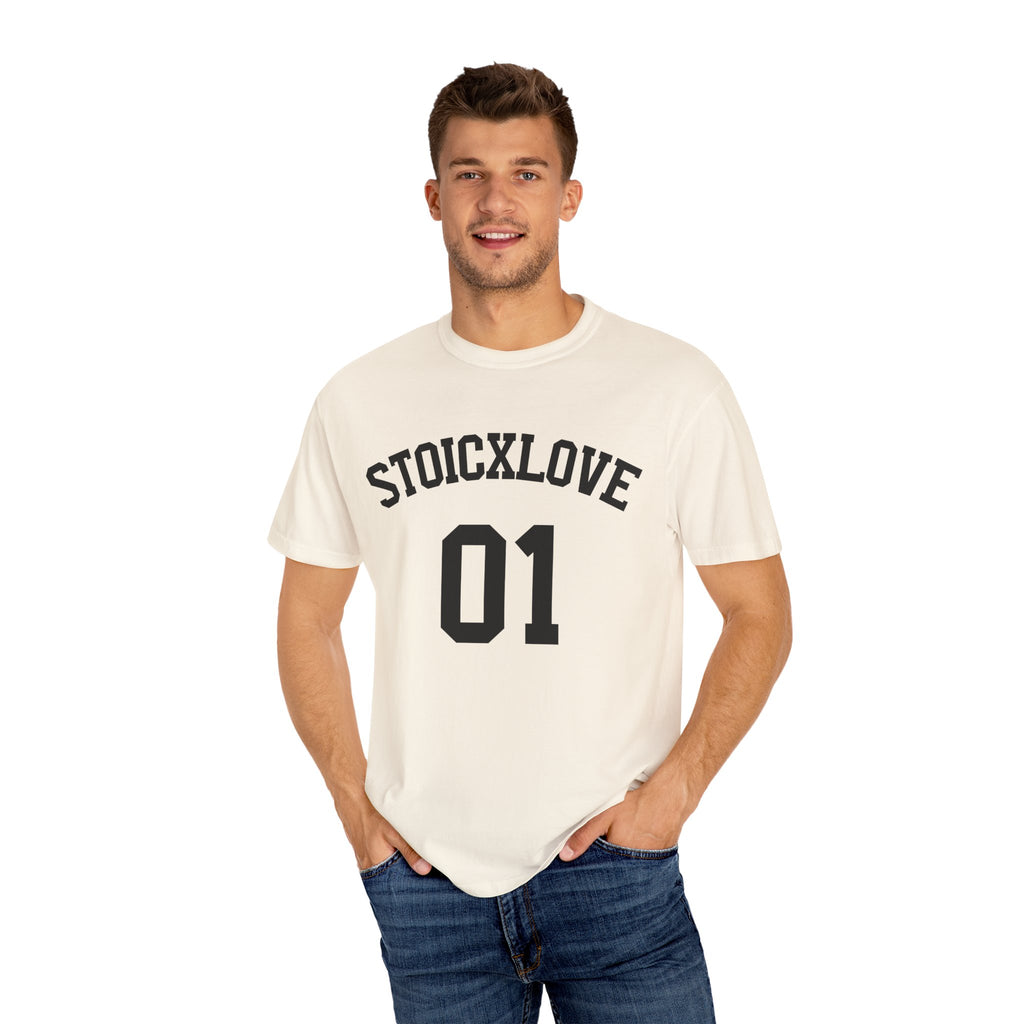 Stoic Love Unisex T-Shirt - Vintage Athletic Style Tee, Inspirational Gift, Casual Wear, Philosophy Lovers, Streetwear, Cool Graphic Shirt