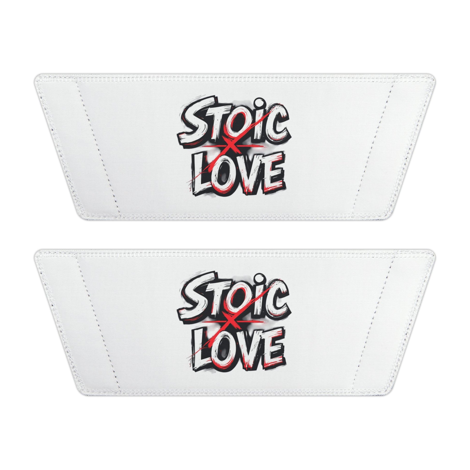 Stylish Men's Sandals With Removable Strap, Casual Summer Footwear, Perfect for Beach and Home, Fun Gift for Him, ‘Stoic Love’ Design