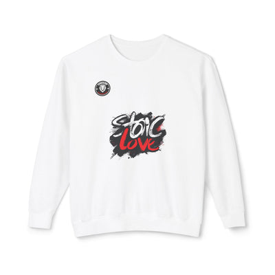 Unisex Stoic Love Crewneck Sweatshirt, Cozy Gift for Mindfulness, Casual Wear, Fall Fashion, Philosophy Apparel, Everyday Comfort