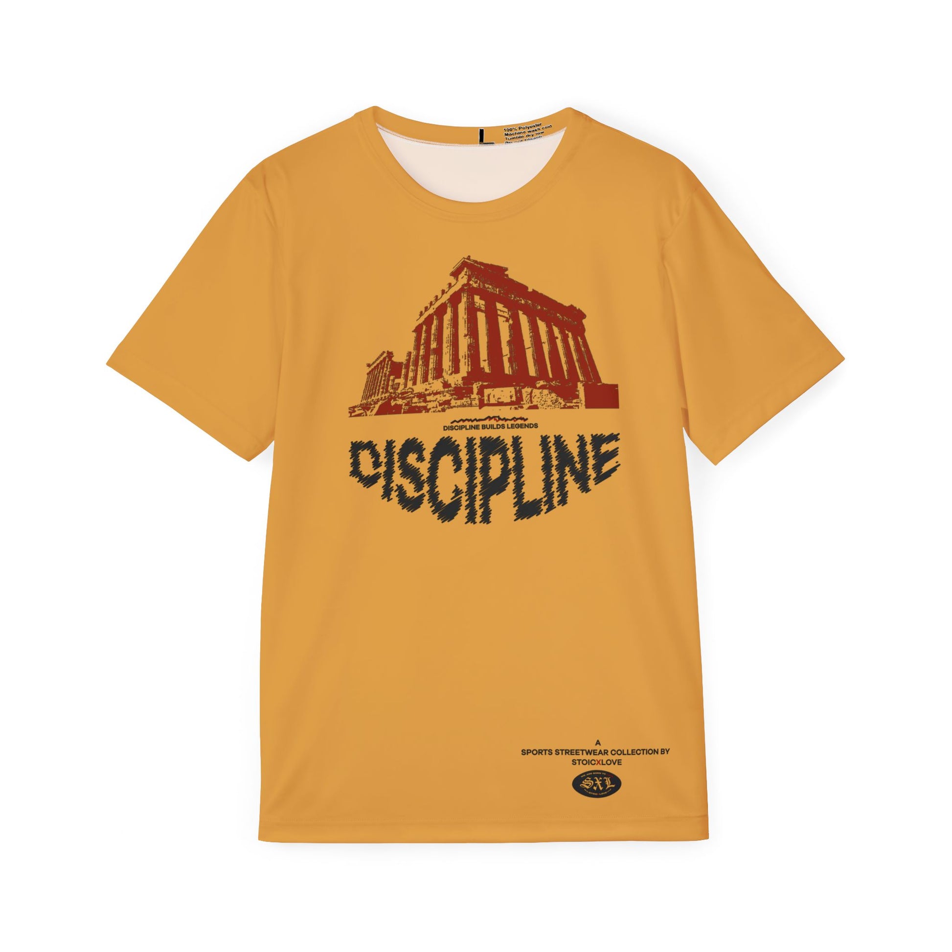 Bold Men's Sports Jersey - Embrace Discipline, Athletic Wear, Fitness Gear, Workout Shirt, Casual Style, Sports Fan Apparel