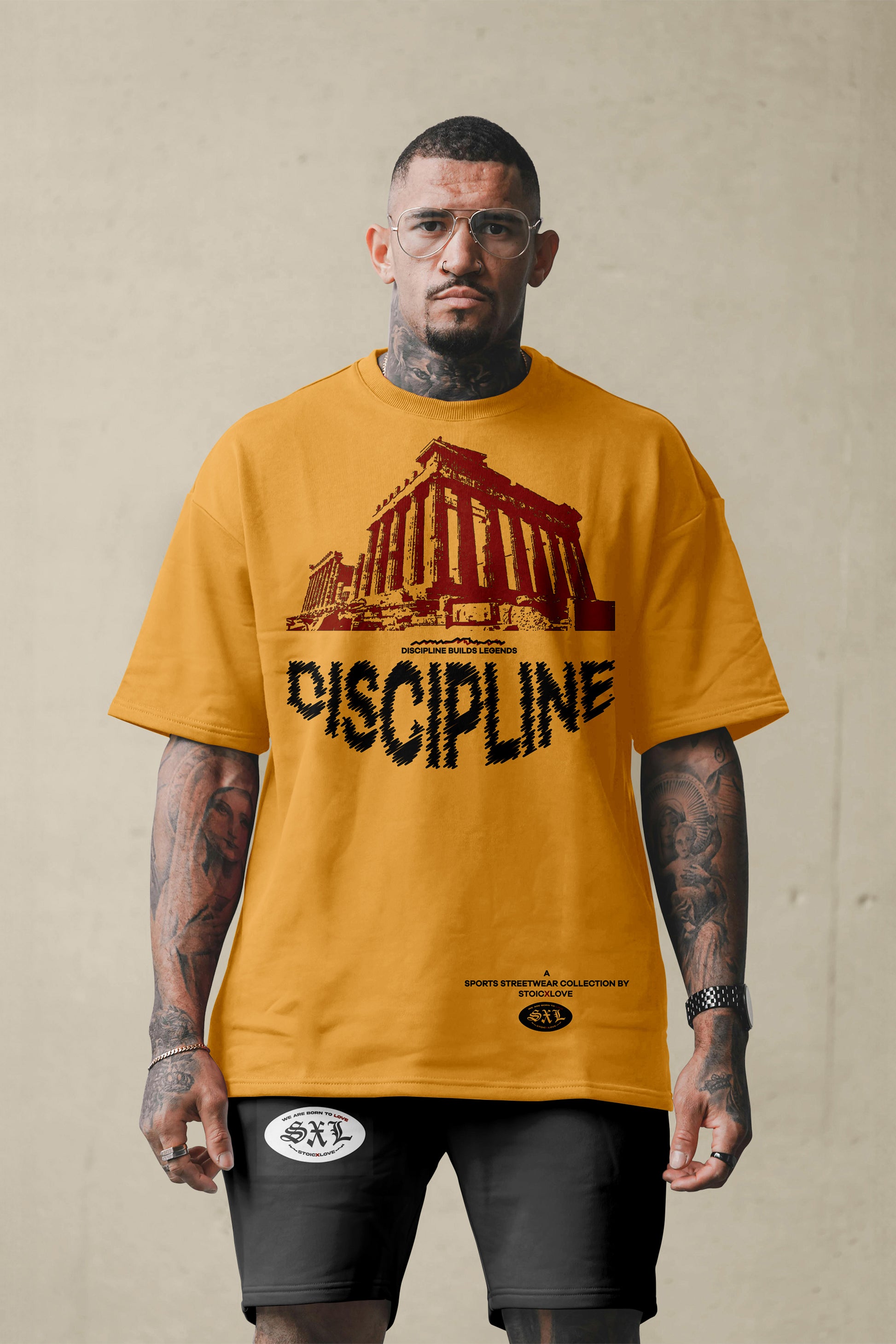 Bold Men's Sports Jersey - Embrace Discipline, Athletic Wear, Fitness Gear, Workout Shirt, Casual Style, Sports Fan Apparel
