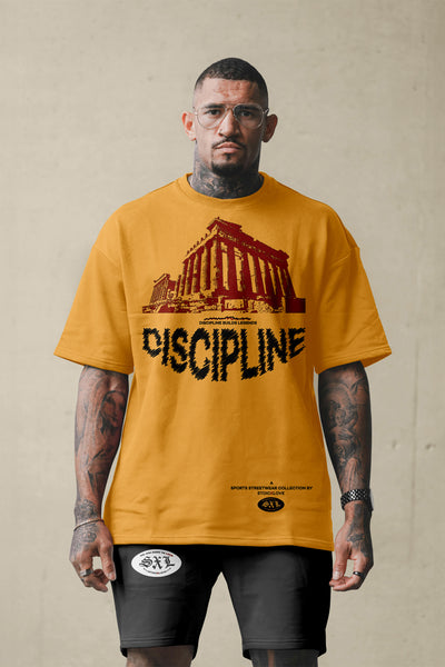 Bold Men's Sports Jersey - Embrace Discipline, Athletic Wear, Fitness Gear, Workout Shirt, Casual Style, Sports Fan Apparel