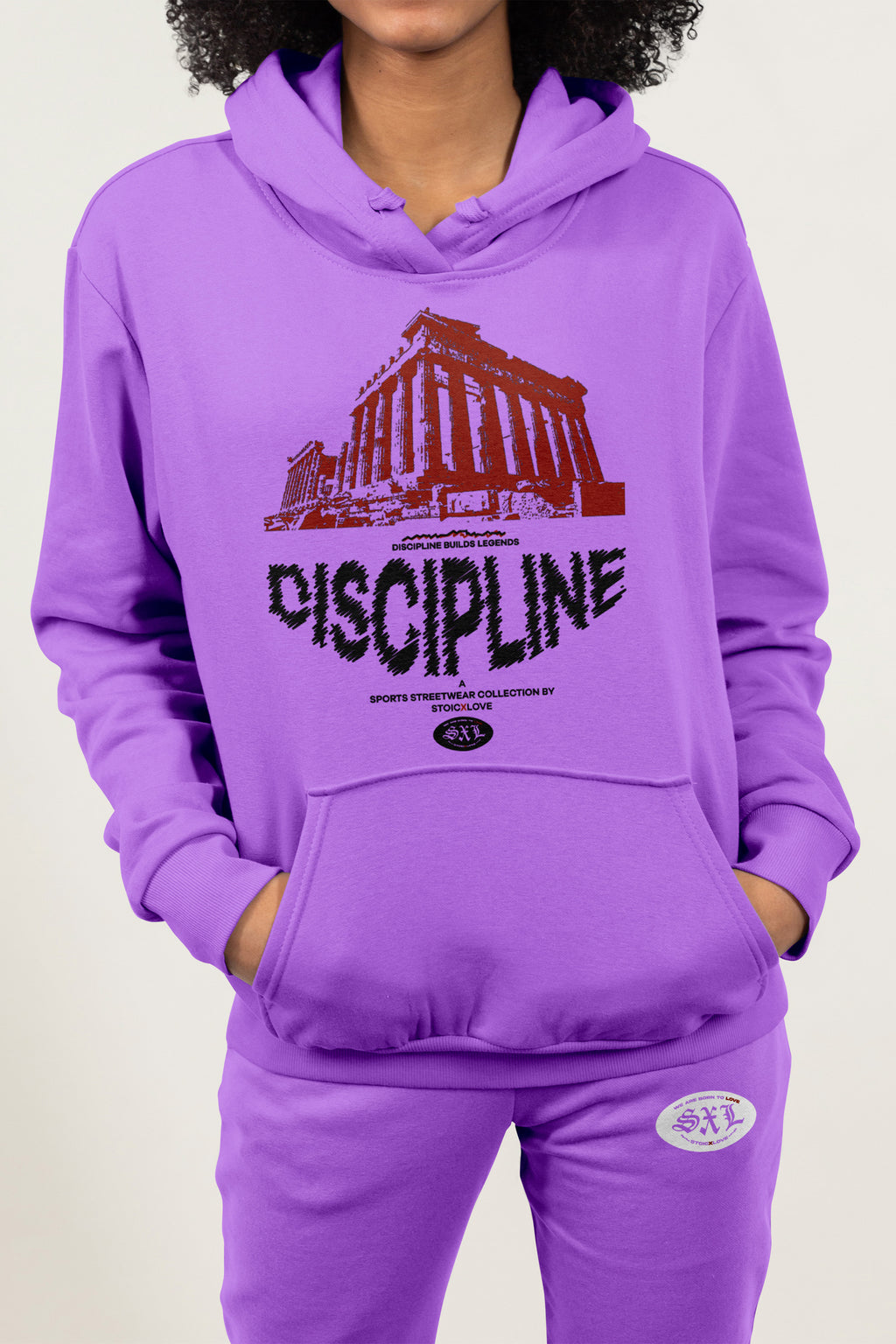 Vibrant Discipline Unisex Pullover Hoodie, Cozy Streetwear, Motivational Gift, Casual Wear, Gym Fashion, Unisex Hoodie