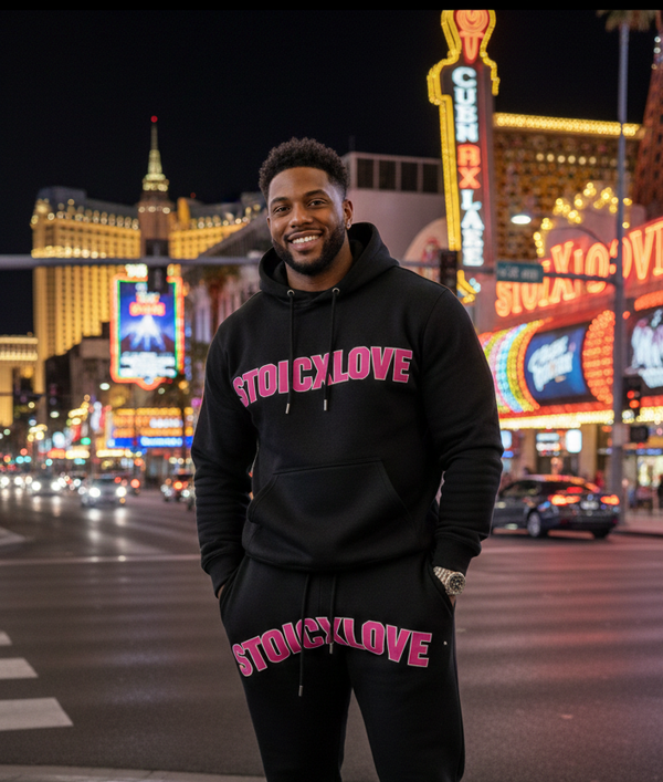 STOICXLOVE Pink Hoodie — Stoic Design