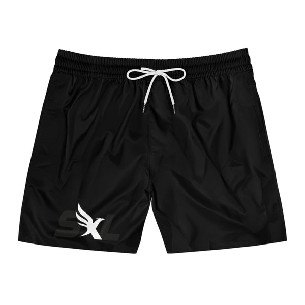Black Swim Shorts — Stoic Black