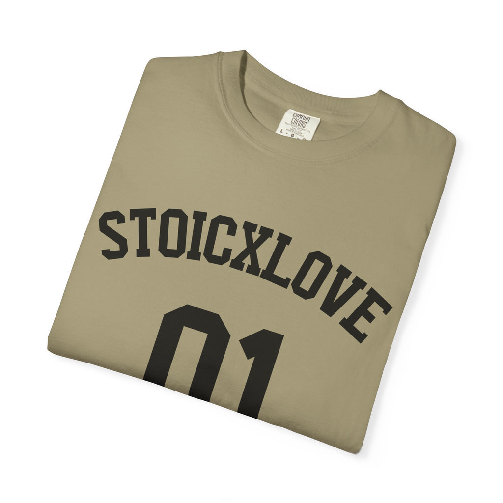 Stoic Love Unisex T-Shirt - Vintage Athletic Style Tee, Inspirational Gift, Casual Wear, Philosophy Lovers, Streetwear, Cool Graphic Shirt