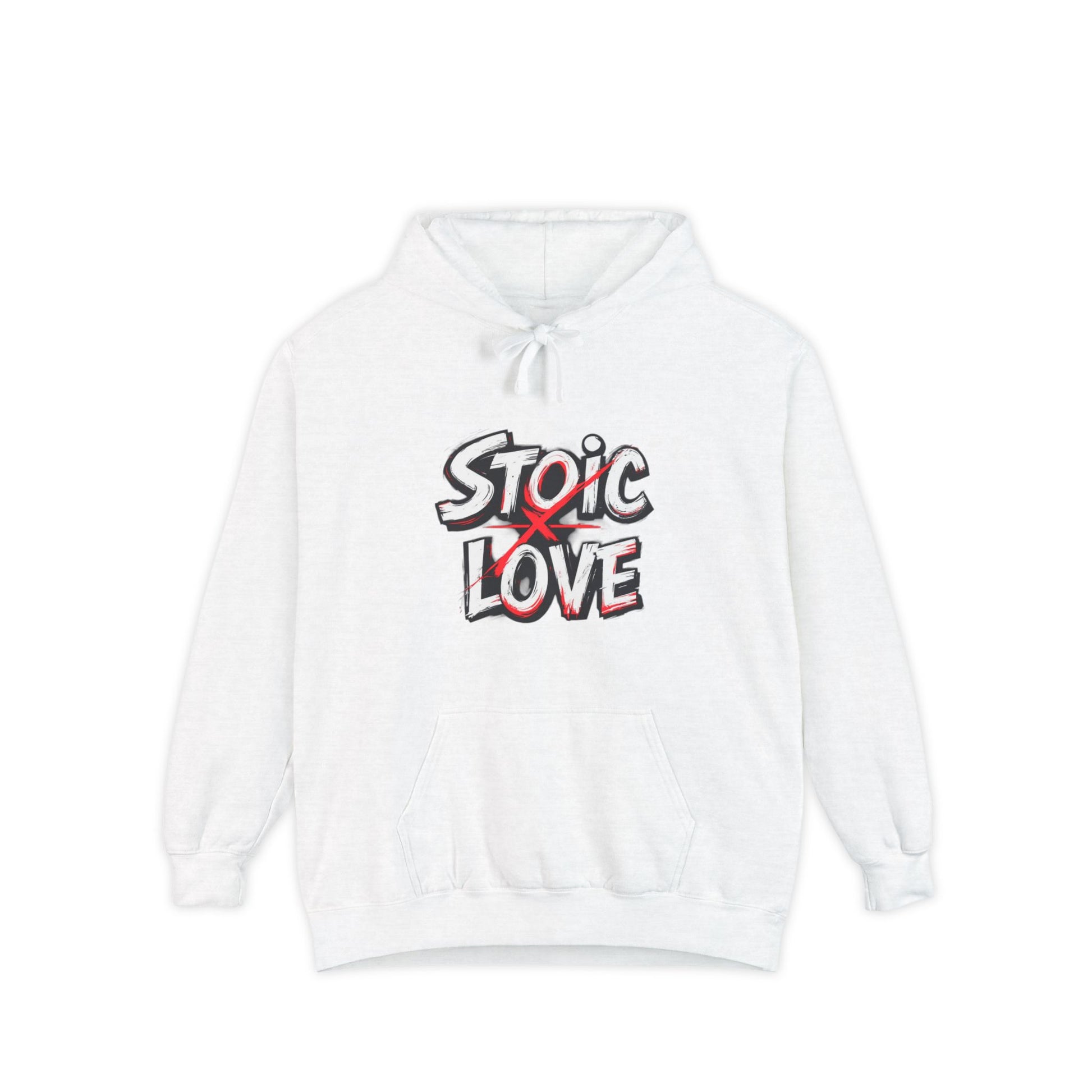 Stoic Love Hoodie, Cozy Female Sweatshirt for Meaningful Moments, Perfect Gift for Friends and Family, Casual Wear, Year-Round Essential