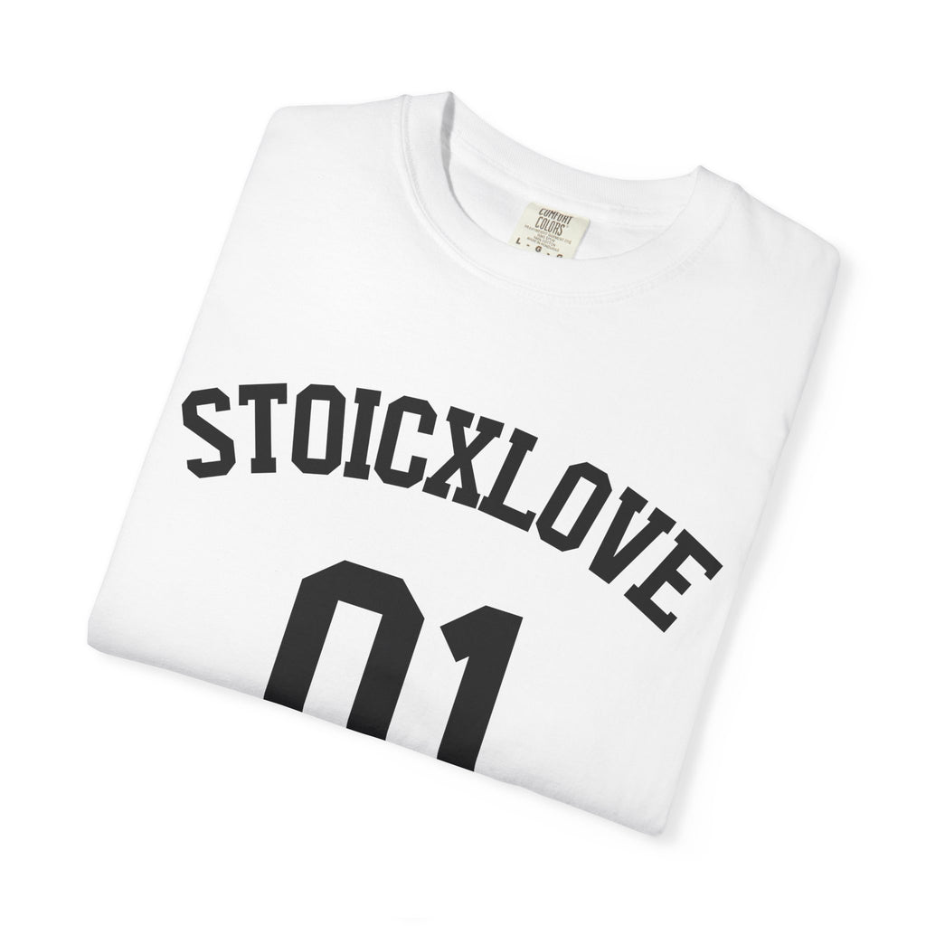 Stoic Love Unisex T-Shirt - Vintage Athletic Style Tee, Inspirational Gift, Casual Wear, Philosophy Lovers, Streetwear, Cool Graphic Shirt