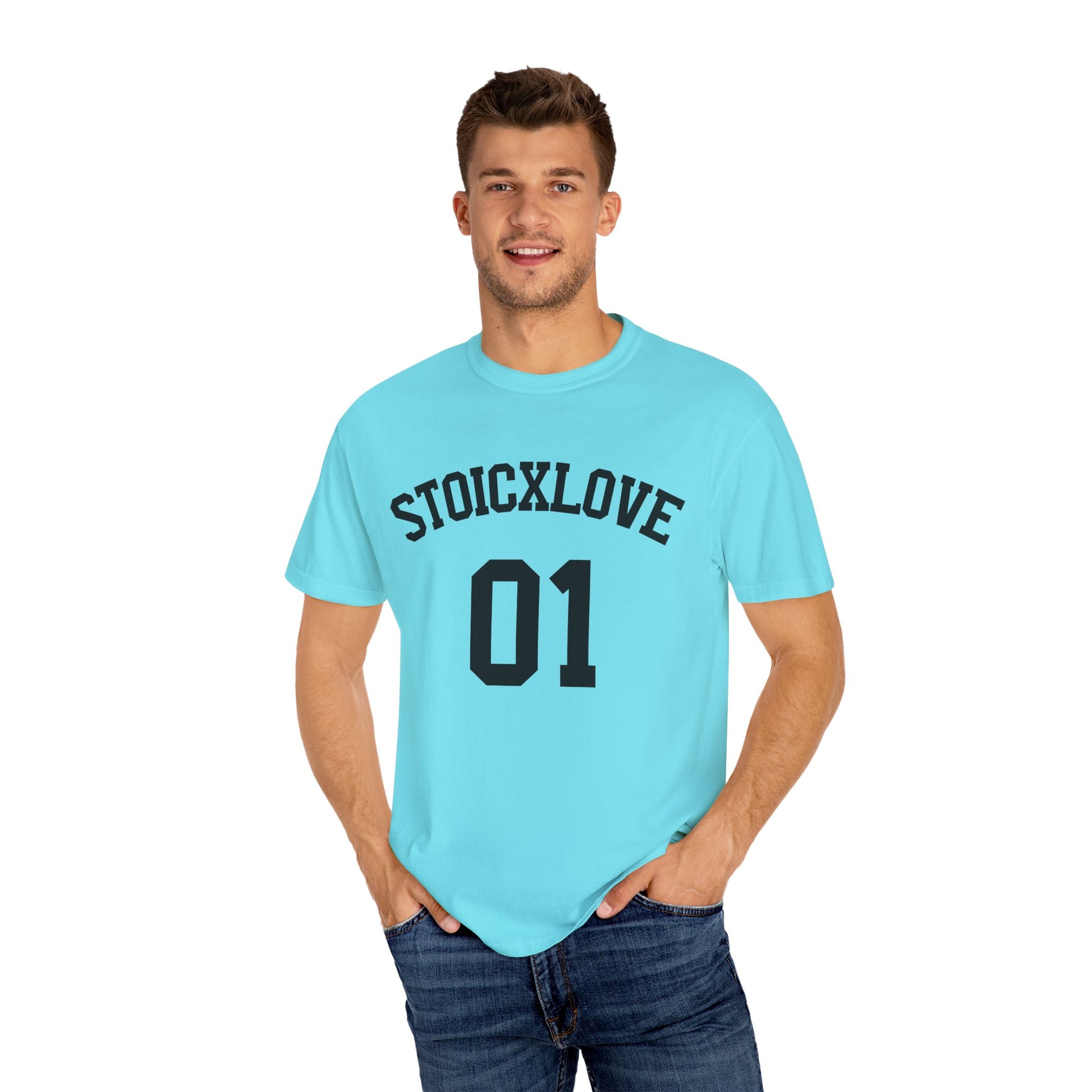 Stoic Love Unisex T-Shirt - Vintage Athletic Style Tee, Inspirational Gift, Casual Wear, Philosophy Lovers, Streetwear, Cool Graphic Shirt