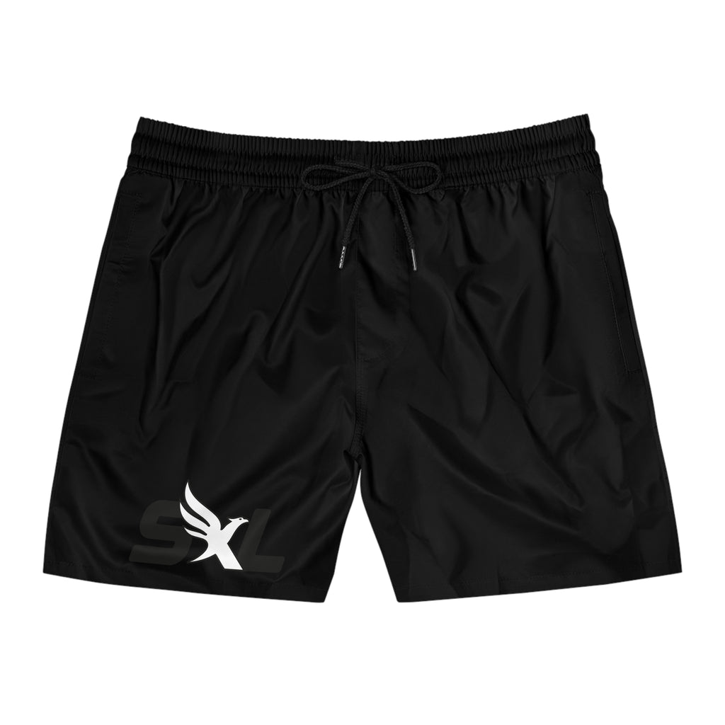 Black Swim Shorts — Stoic Black