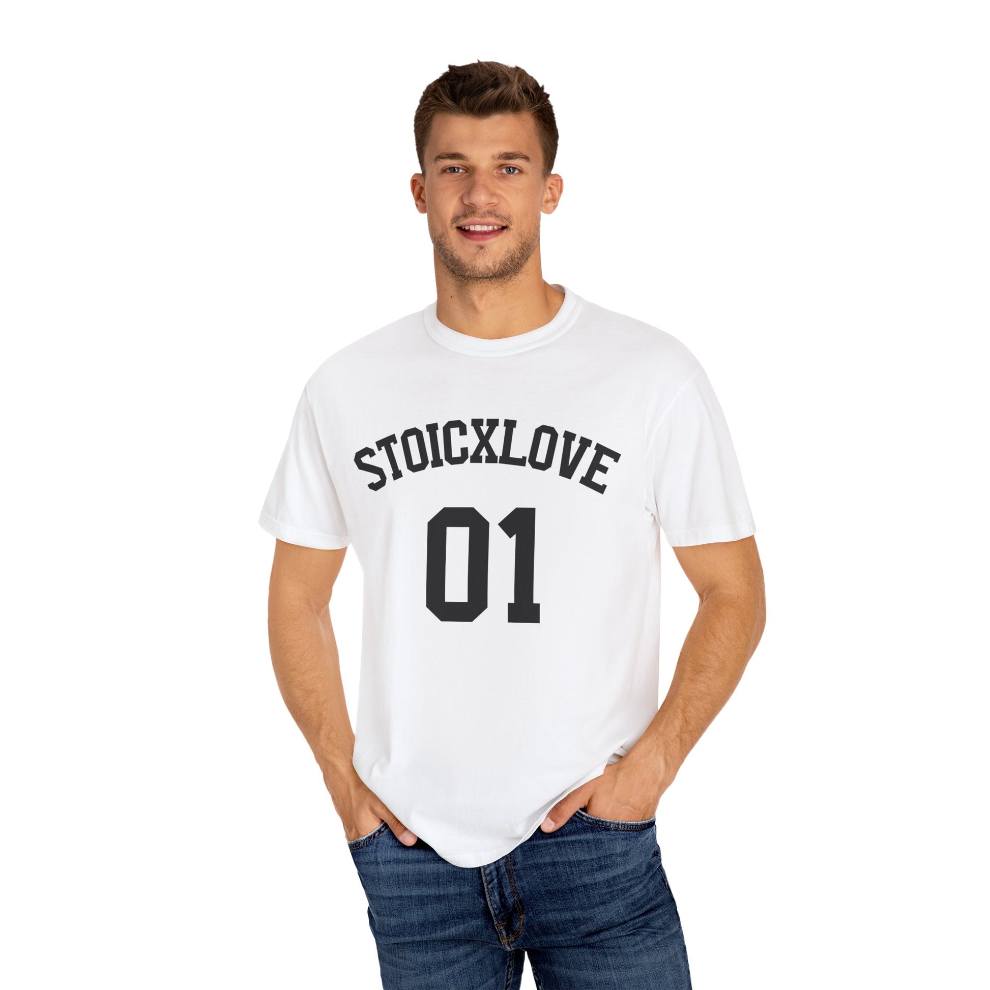 Stoic Love Unisex T-Shirt - Vintage Athletic Style Tee, Inspirational Gift, Casual Wear, Philosophy Lovers, Streetwear, Cool Graphic Shirt