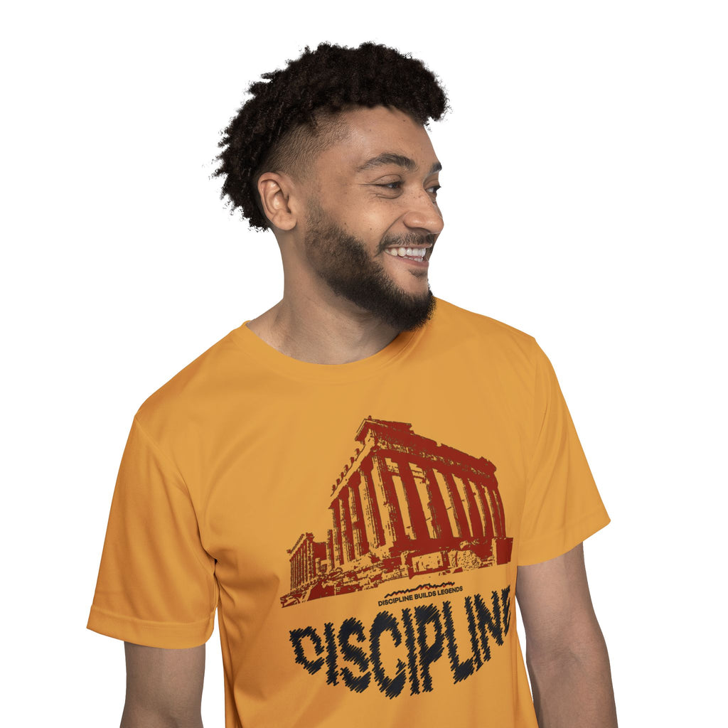 Bold Men's Sports Jersey - Embrace Discipline, Athletic Wear, Fitness Gear, Workout Shirt, Casual Style, Sports Fan Apparel