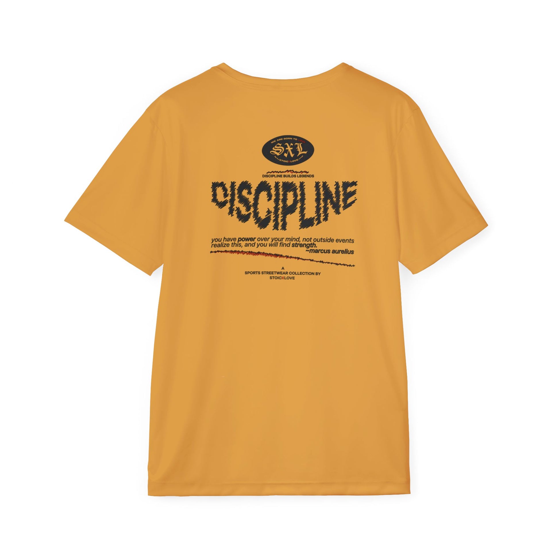 Bold Men's Sports Jersey - Embrace Discipline, Athletic Wear, Fitness Gear, Workout Shirt, Casual Style, Sports Fan Apparel