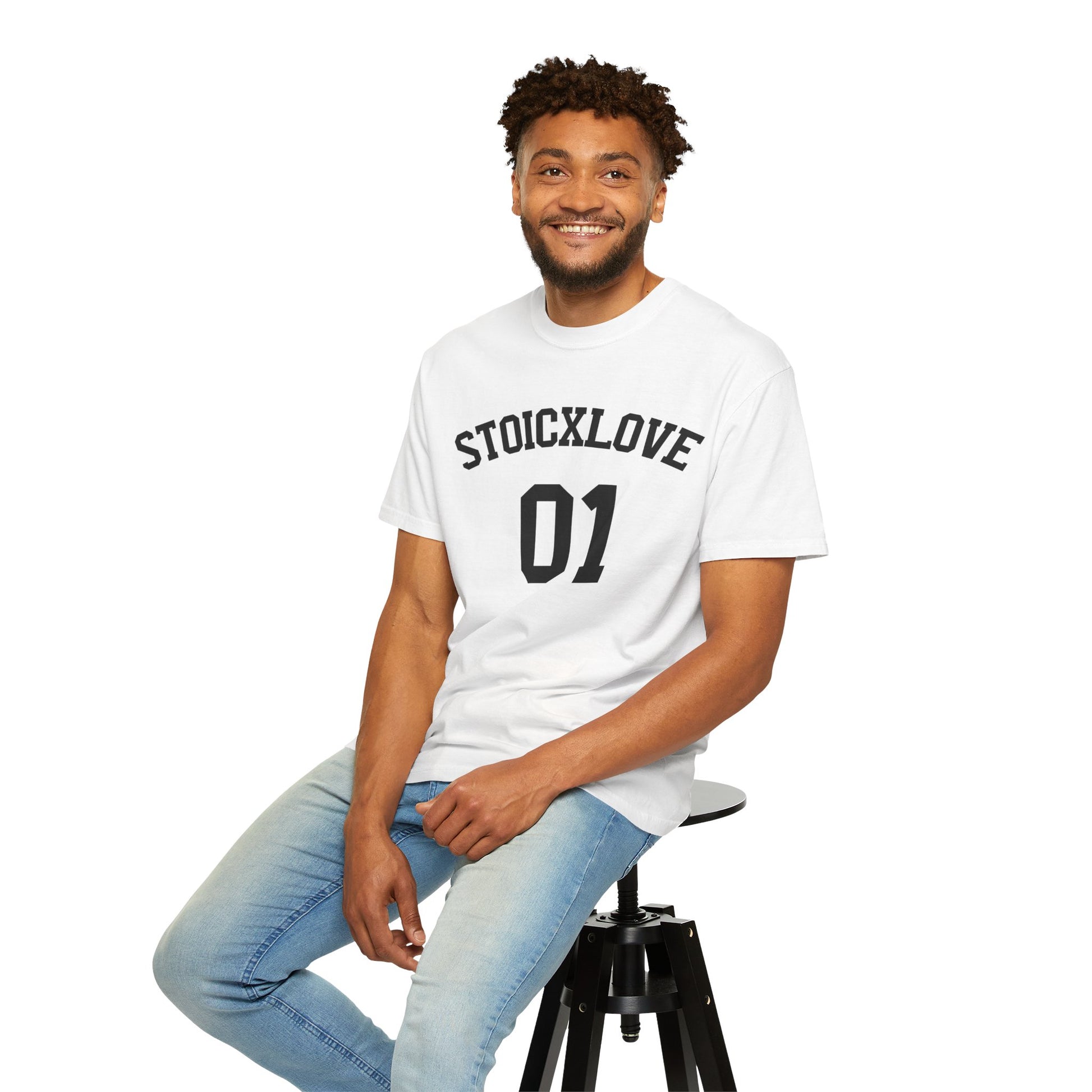 Stoic Love Unisex T-Shirt - Vintage Athletic Style Tee, Inspirational Gift, Casual Wear, Philosophy Lovers, Streetwear, Cool Graphic Shirt