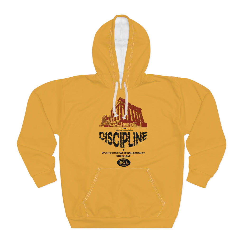 Vibrant Discipline Unisex Pullover Hoodie, Cozy Streetwear, Motivational Gift, Casual Wear, Gym Fashion, Unisex Hoodie